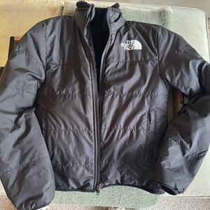 The North Face Kid/Teen Black Reversible Mossbud Jacket